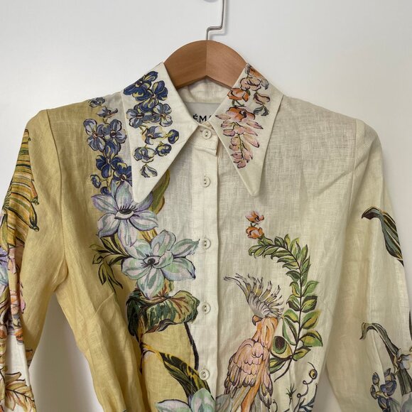 Alemais Orlander Mini Dress in FLORAL PRINT - Picture 7 of 15